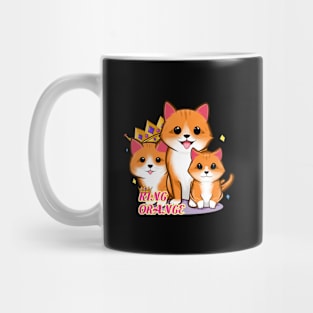 The orange cat is king Mug